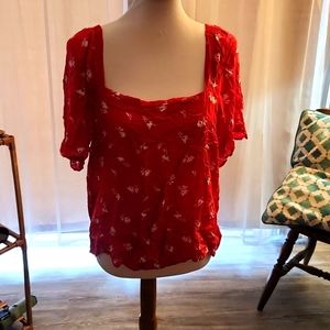 A New Day Square neck shirt, size L